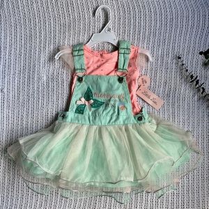 Little Lass 2 piece set toddler Mermaid Dress